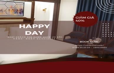 BẢN TIN HAPPY DAY “NGHỈ KHÁCH SẠN SANG, NHẬN ƯU ĐÃI VÀNG” NGÀY 21/11/2023