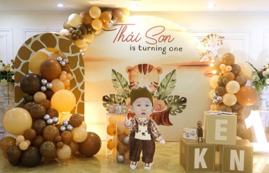 Tiệc sinh nhật 1 tuổi bé Thái Sơn 13-03-2023 tại A25